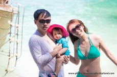 family photography at koh hong , krabi