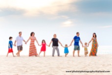 family photoshoot at kata noi beach , phuket