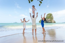 family photoshoot at Railay , krabi
