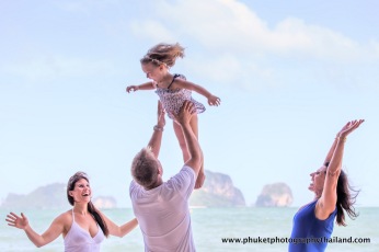 family photoshoot at Railay , krabi