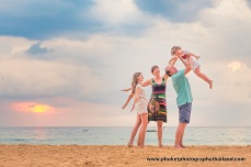 family photo session at naithon beach Phuket